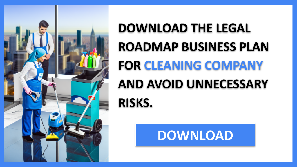 Business Plan Example for Cleaning Company - Cleaning Company Legal Considerations- CTA2