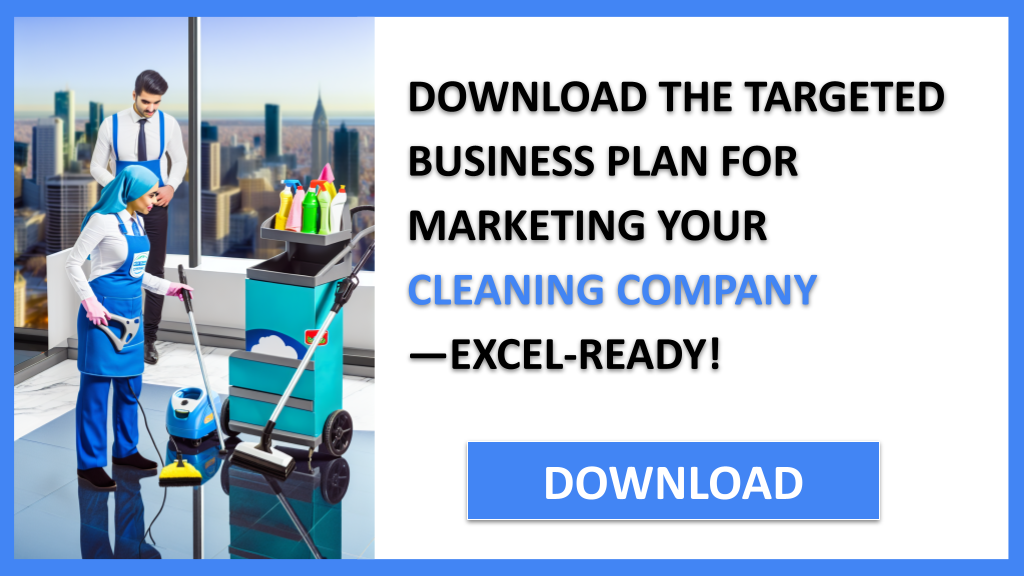 Business Plan Example for Cleaning Company - Cleaning Company Marketing Plan- CTA2