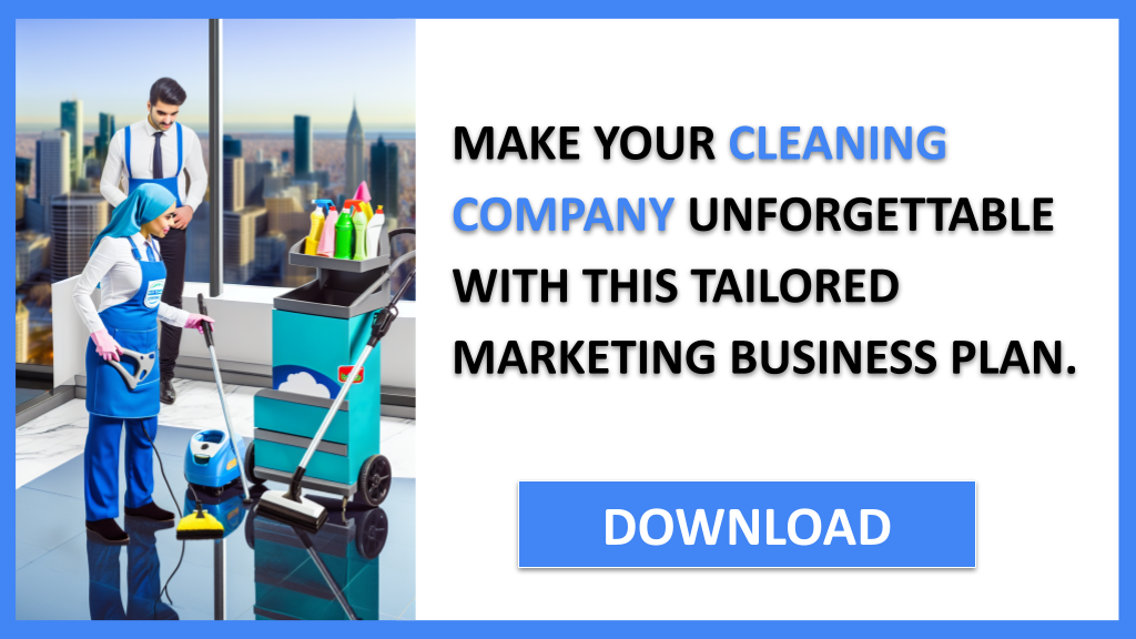 Business Plan Example for Cleaning Company - Cleaning Company Marketing Plan- CTA3