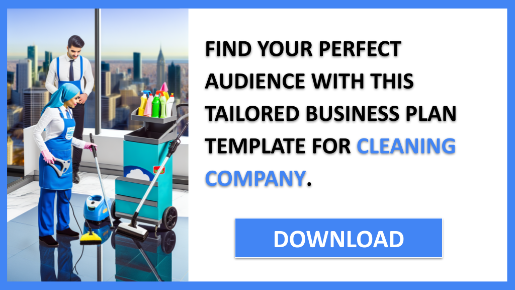 Business Plan Example for Cleaning Company - Cleaning Company Customer Segments- CTA2