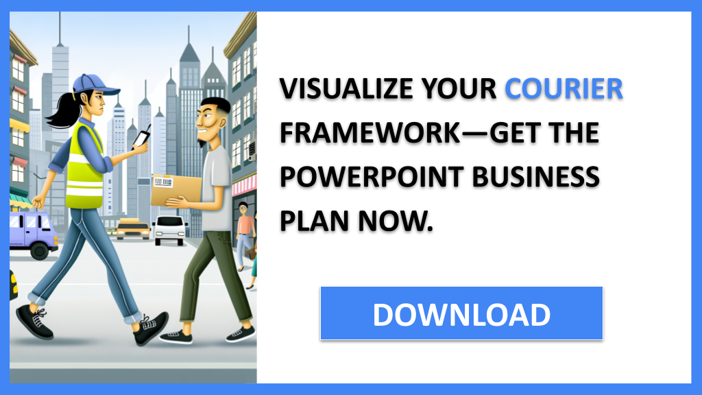 Business Plan Example for Courier - Courier Business Model Canvas- CTA3