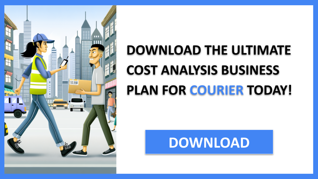 Business Plan Example for Courier - Courier Costs- CTA3