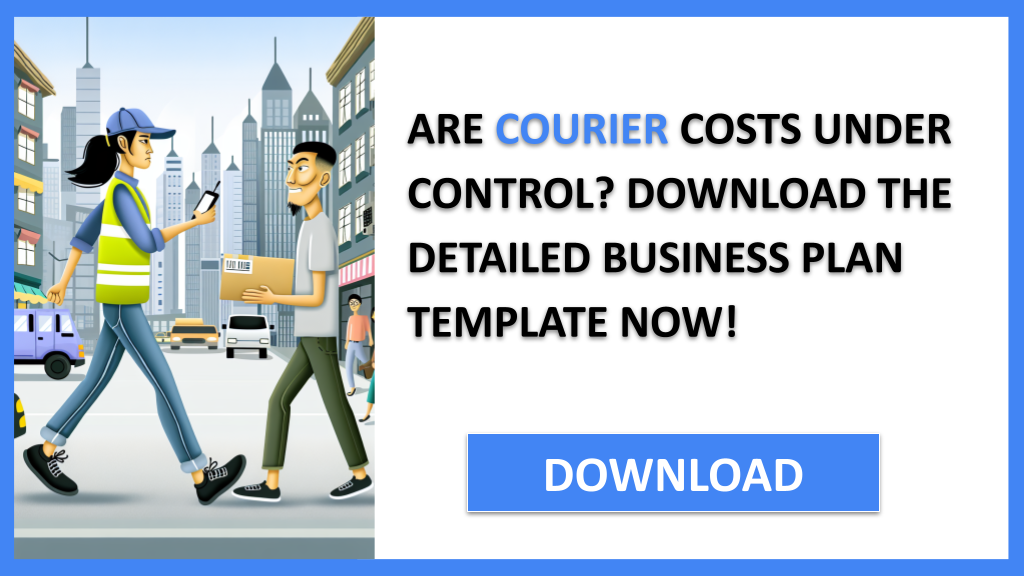 Business Plan Example for Courier - Courier Costs- CTA1