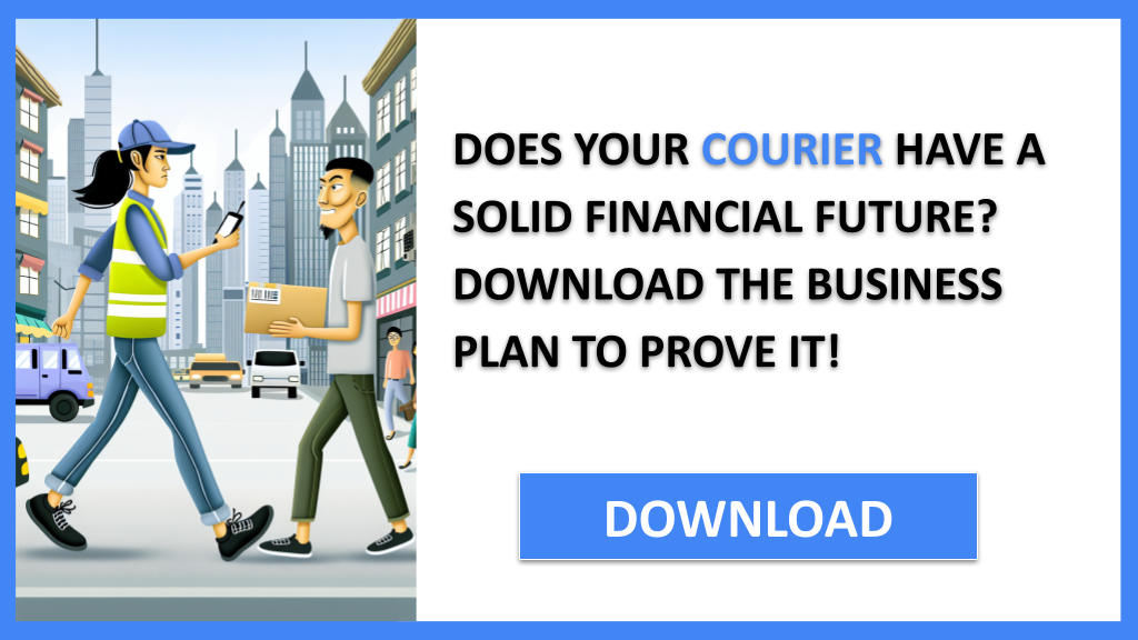 Business Plan Example for Courier - Courier Financial Plan- CTA1