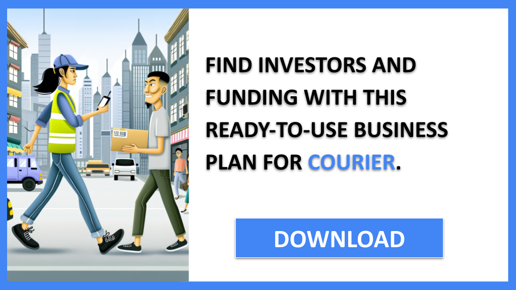 Business Plan Example for Courier - Courier Funding Options- CTA3