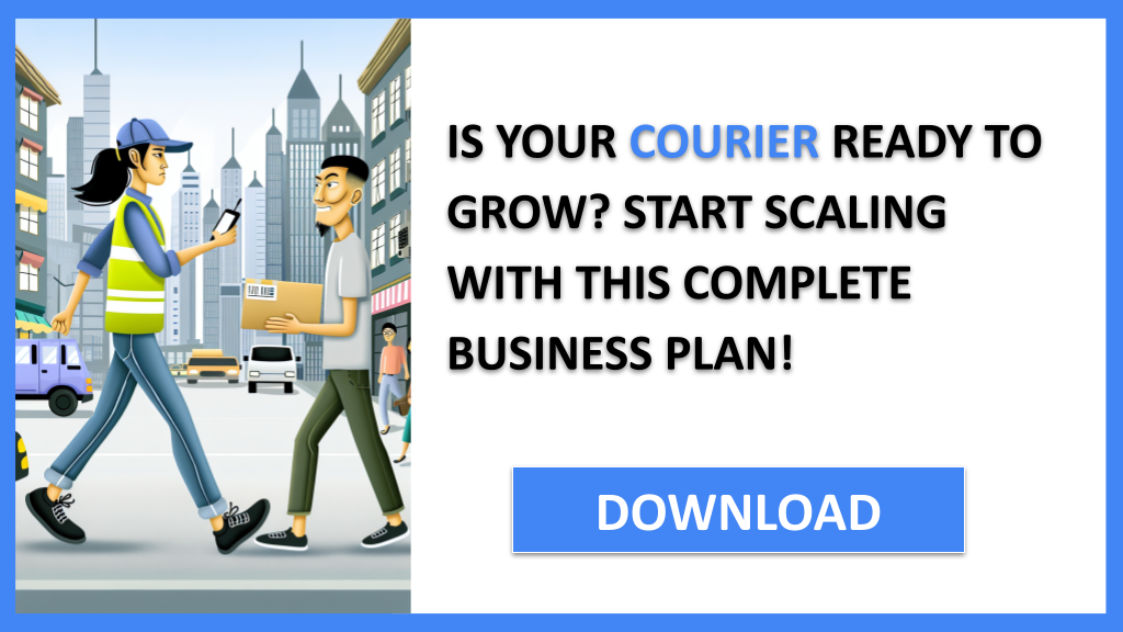 Business Plan Example for Courier - Courier Growth Strategy- CTA1