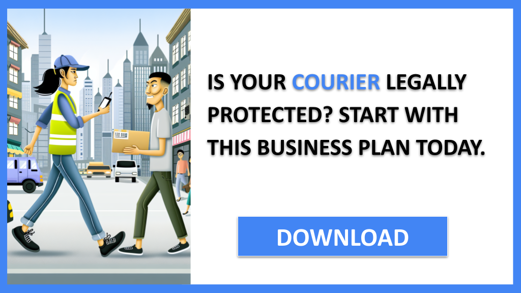 Business Plan Example for Courier - Courier Legal Considerations- CTA1