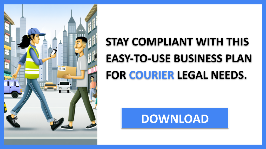 Business Plan Example for Courier - Courier Legal Considerations- CTA3