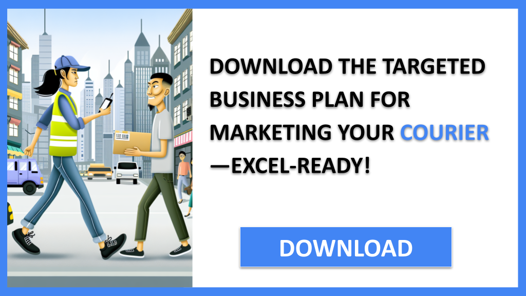 Business Plan Example for Courier - Courier Marketing Plan- CTA2
