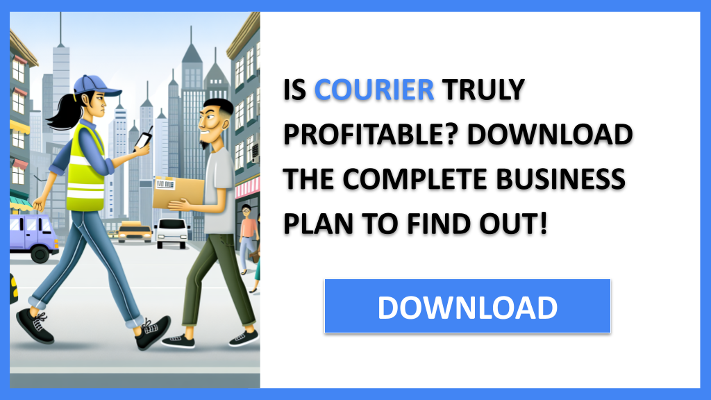 Business Plan Example for Courier - Courier Profitability- CTA1