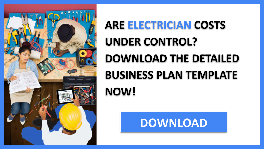 Business Plan Example for Electrician - Electrician Costs- CTA1