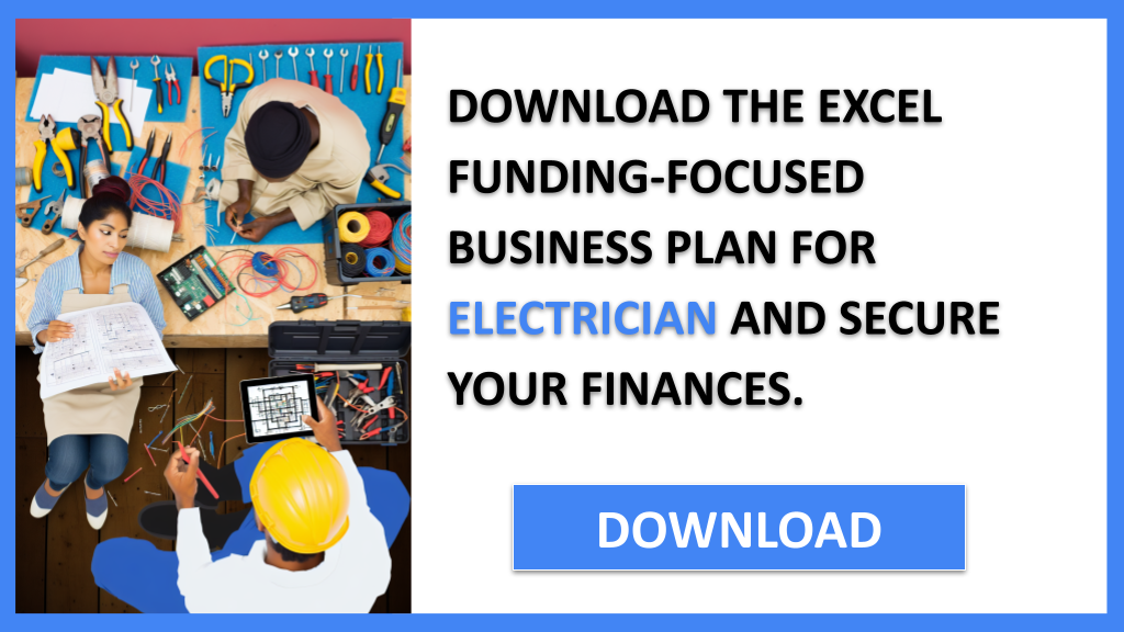 Business Plan Example for Electrician - Electrician Funding Options- CTA2