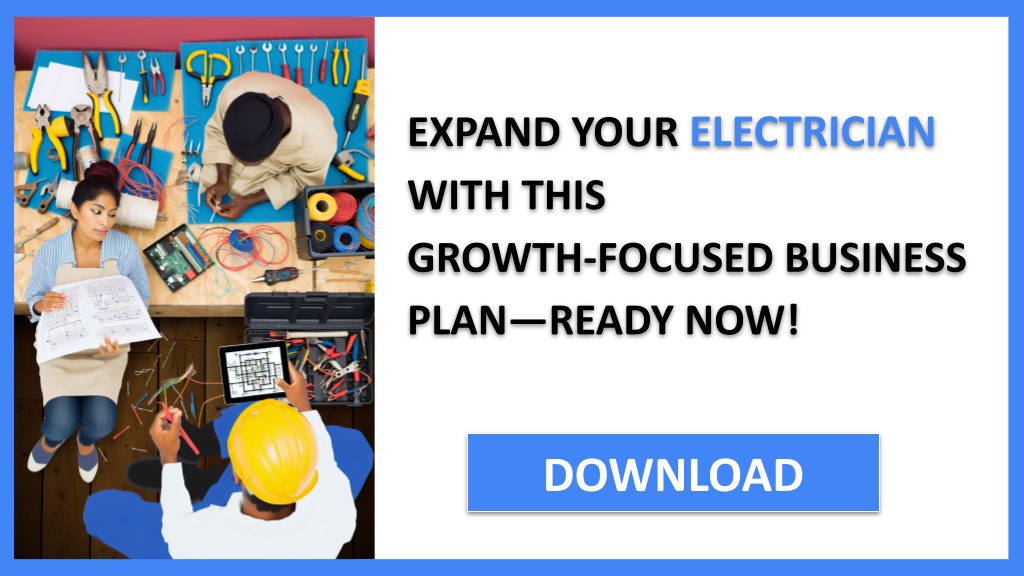 Business Plan Example for Electrician - Electrician Growth Strategy- CTA3