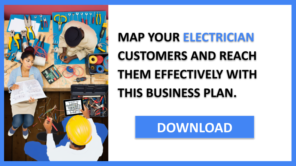 Business Plan Example for Electrician - Electrician Customer Segments- CTA3