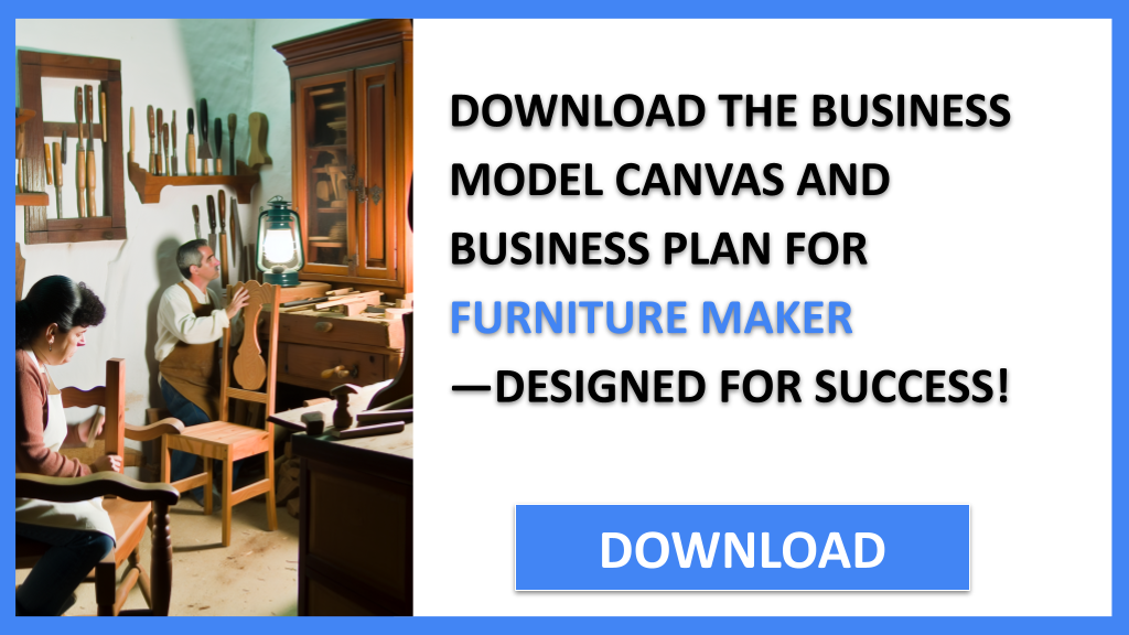 Business Plan Example for Furniture Maker - Furniture Maker Business Model Canvas- CTA2