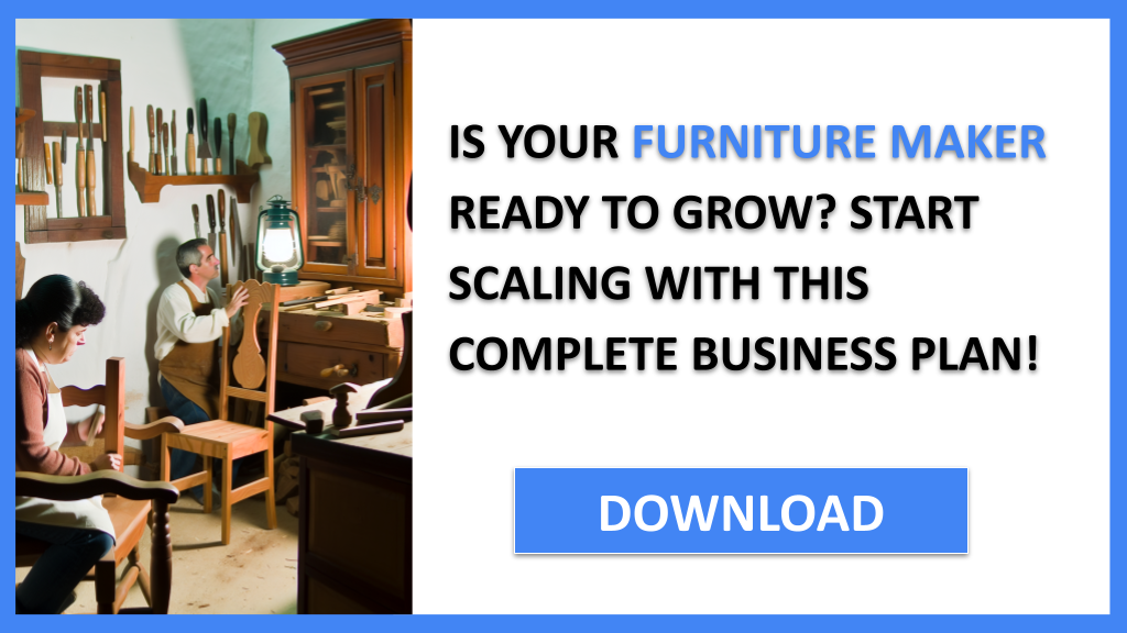 Business Plan Example for Furniture Maker - Furniture Maker Growth Strategy- CTA1