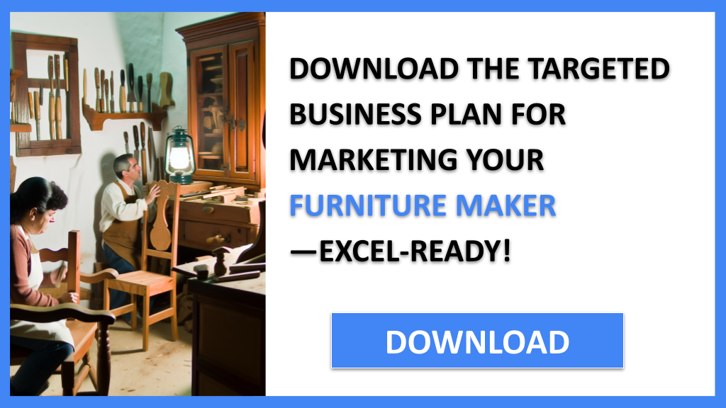 Business Plan Example for Furniture Maker - Furniture Maker Marketing Plan- CTA2