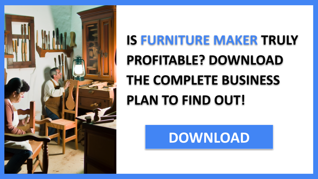 Business Plan Example for Furniture Maker - Furniture Maker Profitability- CTA1