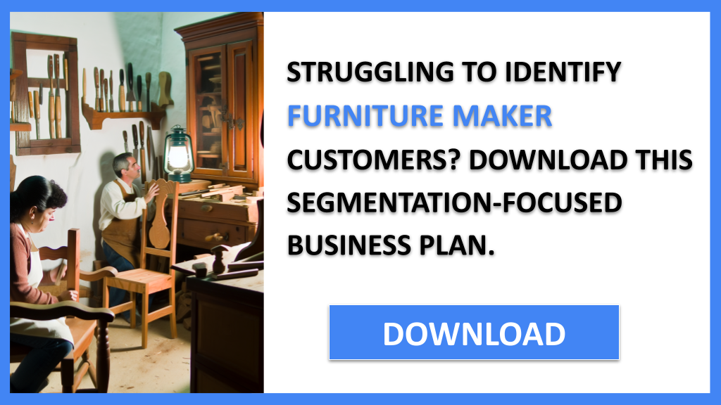 Business Plan Example for Furniture Maker - Furniture Maker Customer Segments- CTA1