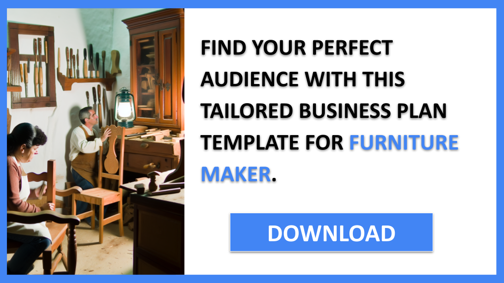 Business Plan Example for Furniture Maker - Furniture Maker Customer Segments- CTA2