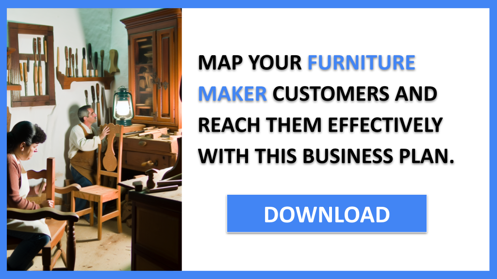 Business Plan Example for Furniture Maker - Furniture Maker Customer Segments- CTA3