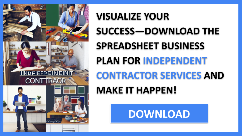 Business Plan Example for Independent Contractor Services - Independent Contractor Services Business Plan- CTA3