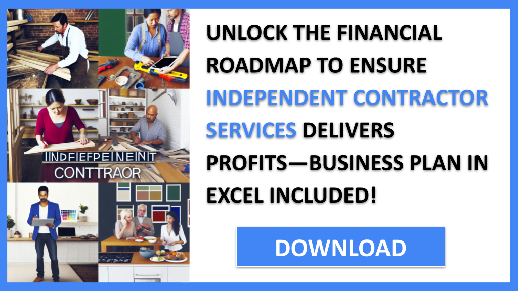 Business Plan Example for Independent Contractor Services - Independent Contractor Services Profitability- CTA2