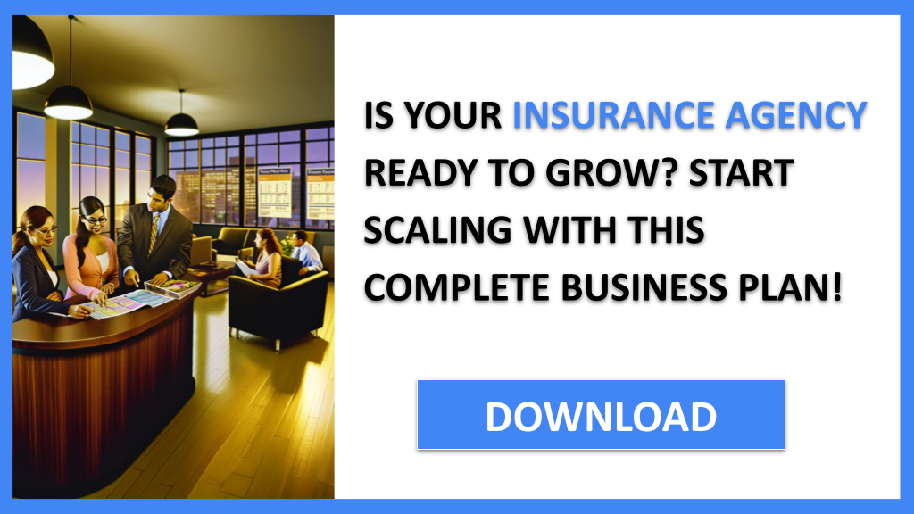 Business Plan Example for Insurance Agency - Insurance Agency Growth Strategy- CTA1
