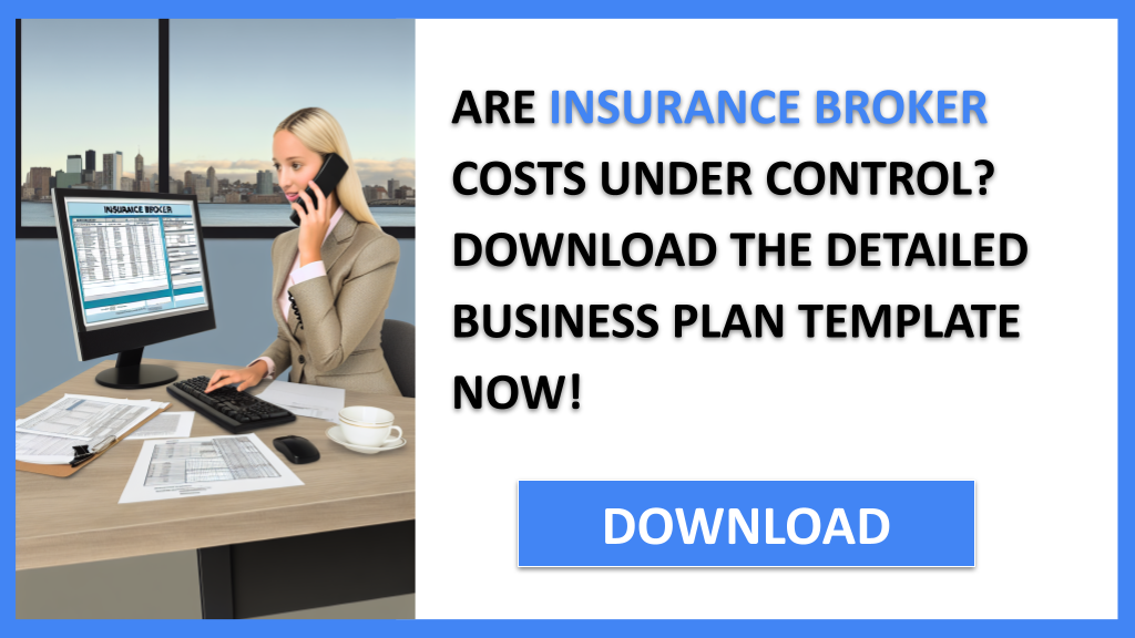 Business Plan Example for Insurance Broker - Insurance Broker Costs- CTA1
