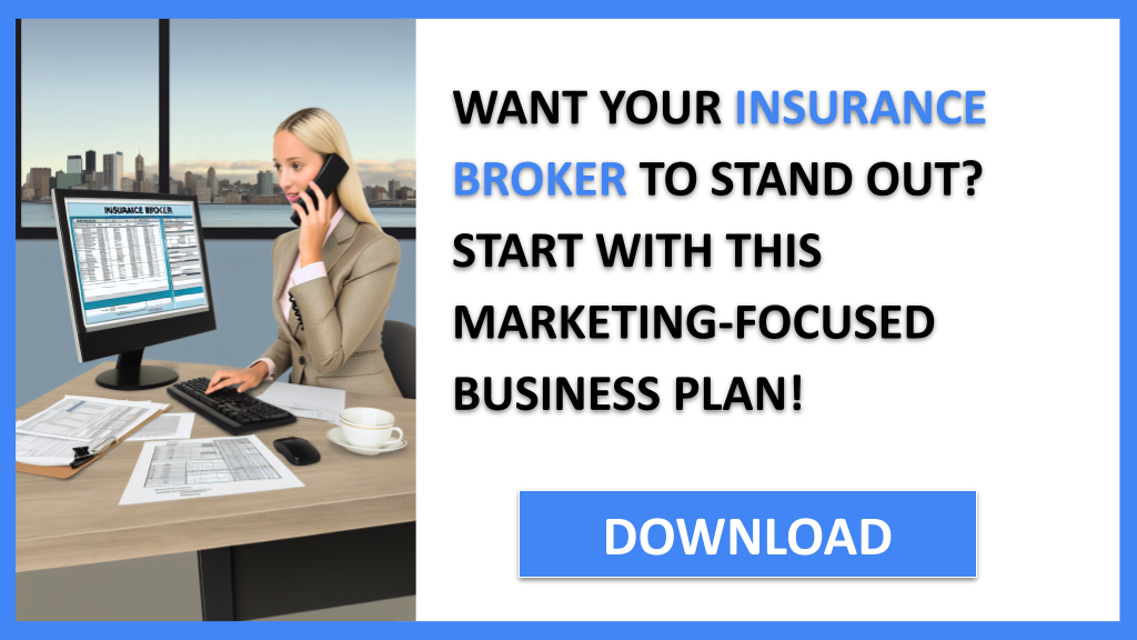 Business Plan Example for Insurance Broker - Insurance Broker Marketing Plan- CTA1