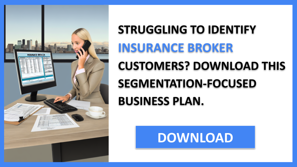 Business Plan Example for Insurance Broker - Insurance Broker Customer Segments- CTA1