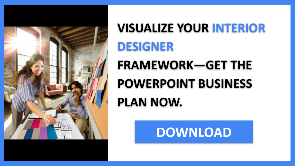 Business Plan Example for Interior Designer - Interior Designer Business Model Canvas- CTA3