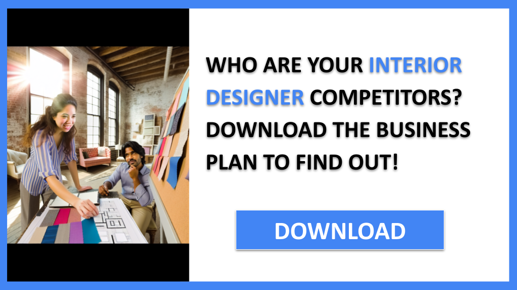 Business Plan Example for Interior Designer - Interior Designer Competition Study- CTA1