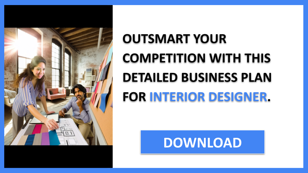 Business Plan Example for Interior Designer - Interior Designer Competition Study- CTA3