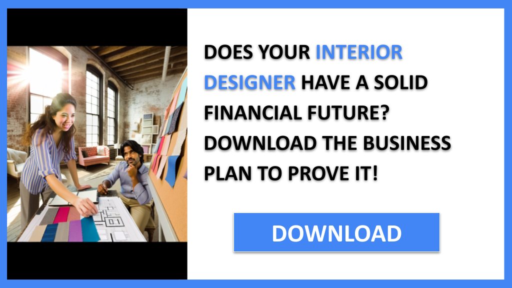 Business Plan Example for Interior Designer - Interior Designer Financial Plan- CTA1