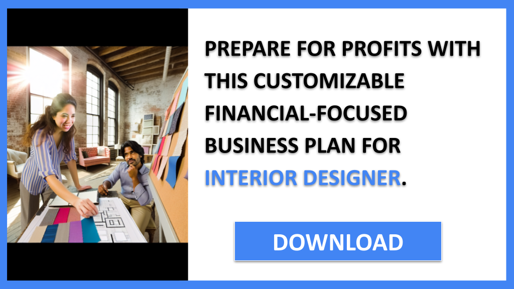 Business Plan Example for Interior Designer - Interior Designer Financial Plan- CTA3