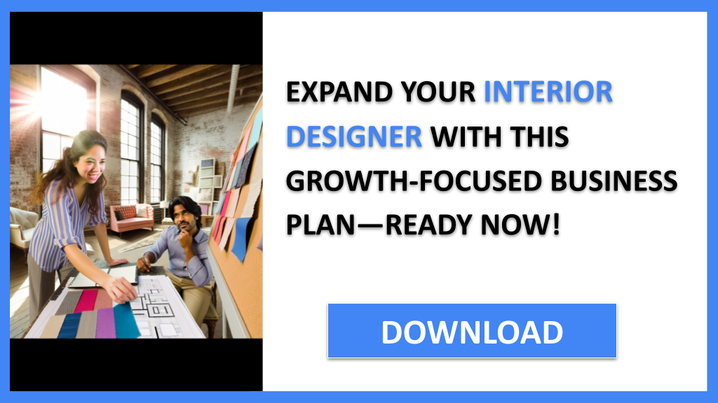 Business Plan Example for Interior Designer - Interior Designer Growth Strategy- CTA3