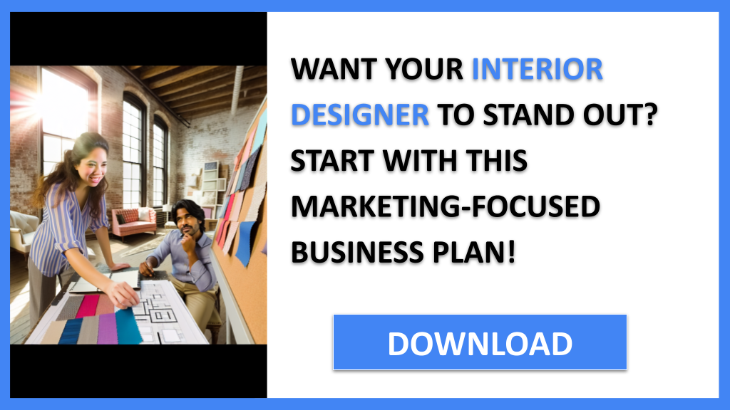 Business Plan Example for Interior Designer - Interior Designer Marketing Plan- CTA1