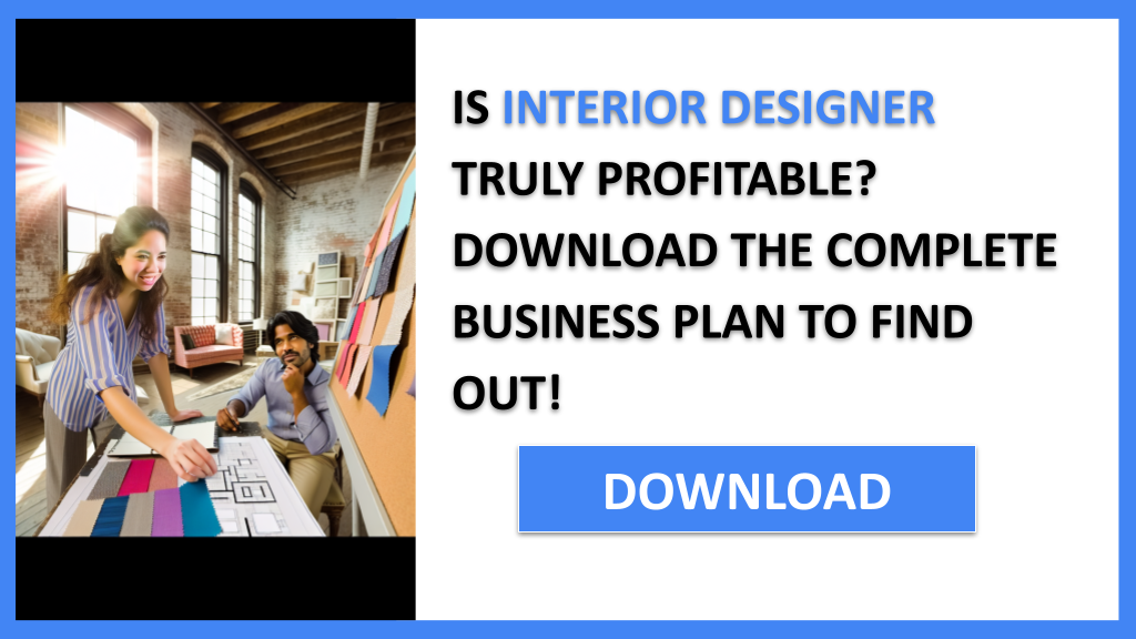 Business Plan Example for Interior Designer - Interior Designer Profitability- CTA1