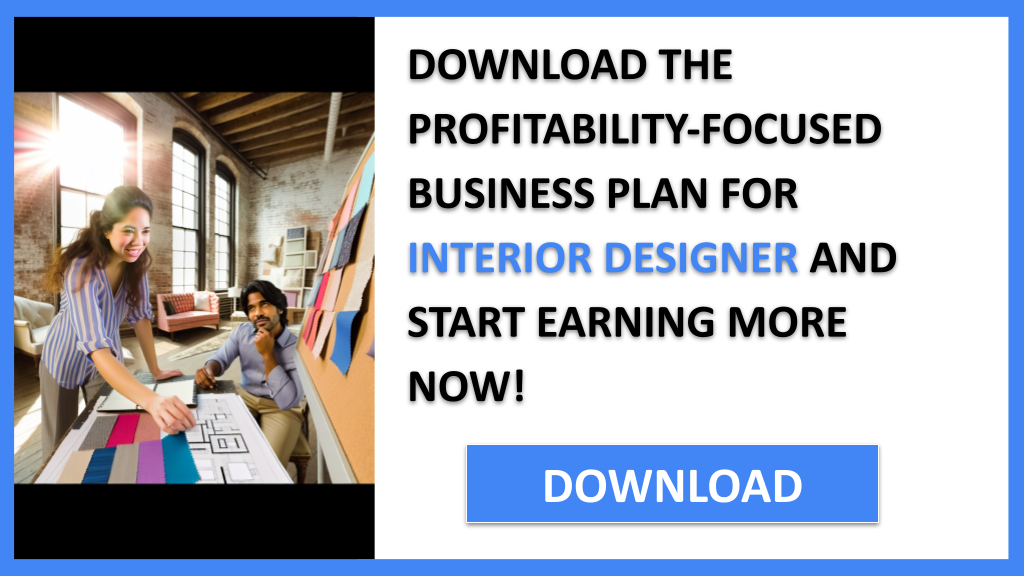 Business Plan Example for Interior Designer - Interior Designer Profitability- CTA3