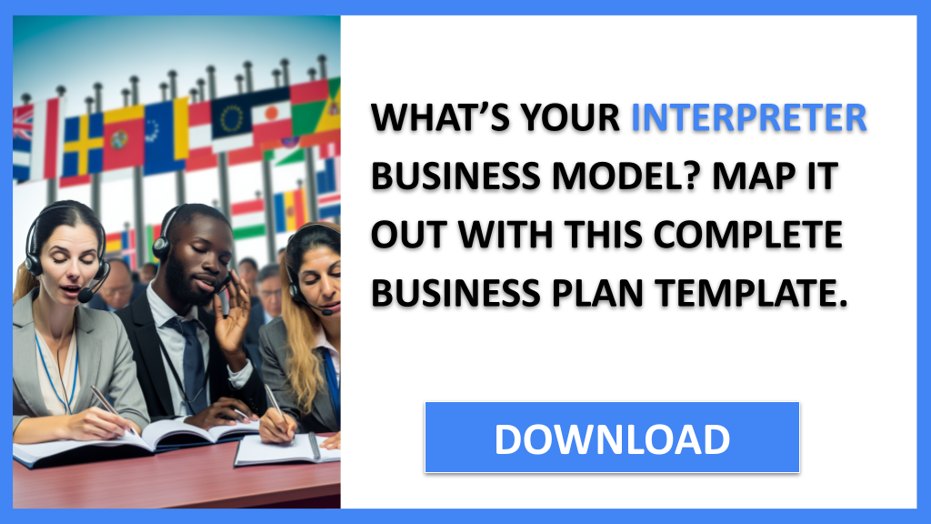 Business Plan Example for Interpreter - Interpreter Business Model Canvas- CTA1