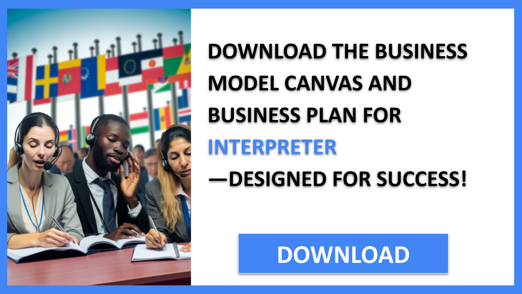 Business Plan Example for Interpreter - Interpreter Business Model Canvas- CTA2