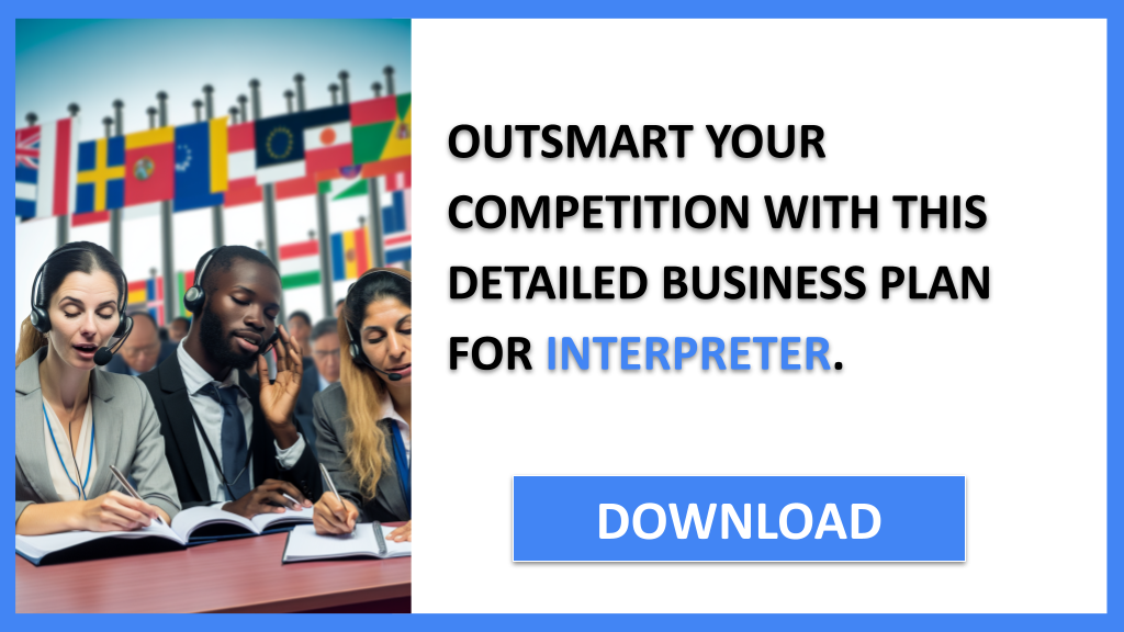 Business Plan Example for Interpreter - Interpreter Competition Study- CTA3