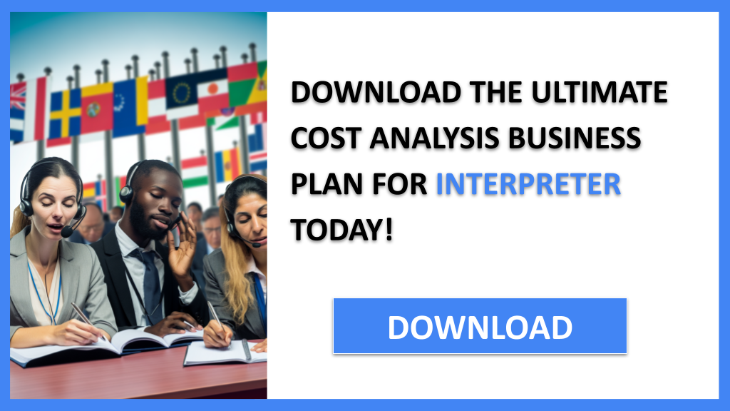 Business Plan Example for Interpreter - Interpreter Costs- CTA3