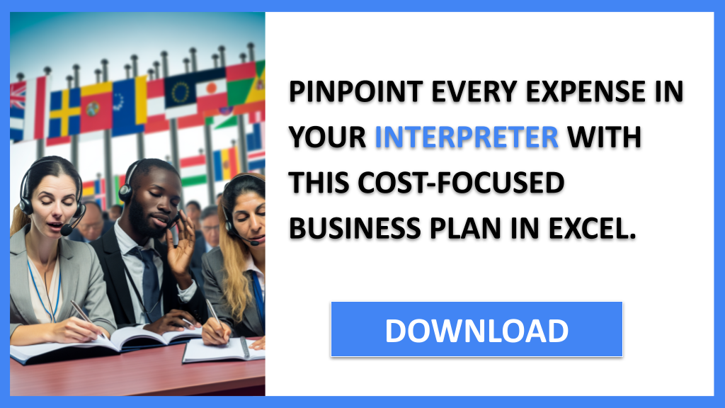 Business Plan Example for Interpreter - Interpreter Costs- CTA2
