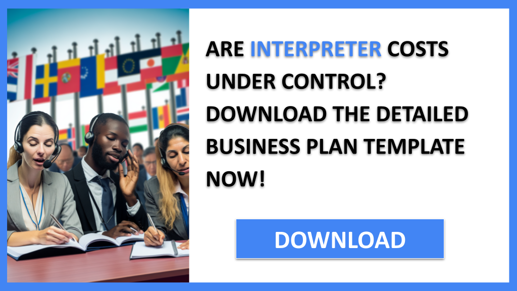 Business Plan Example for Interpreter - Interpreter Costs- CTA1