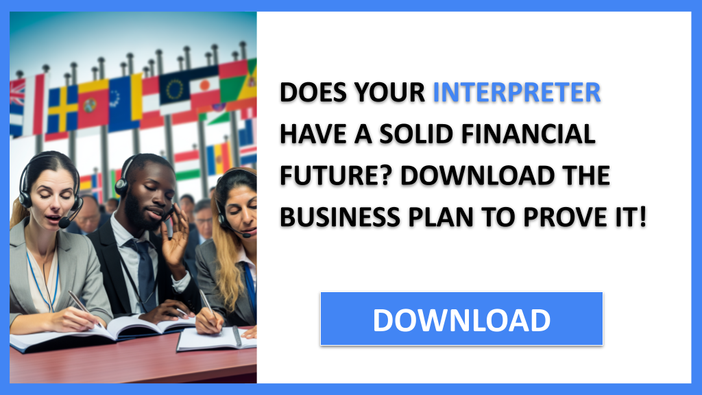 Business Plan Example for Interpreter - Interpreter Financial Plan- CTA1