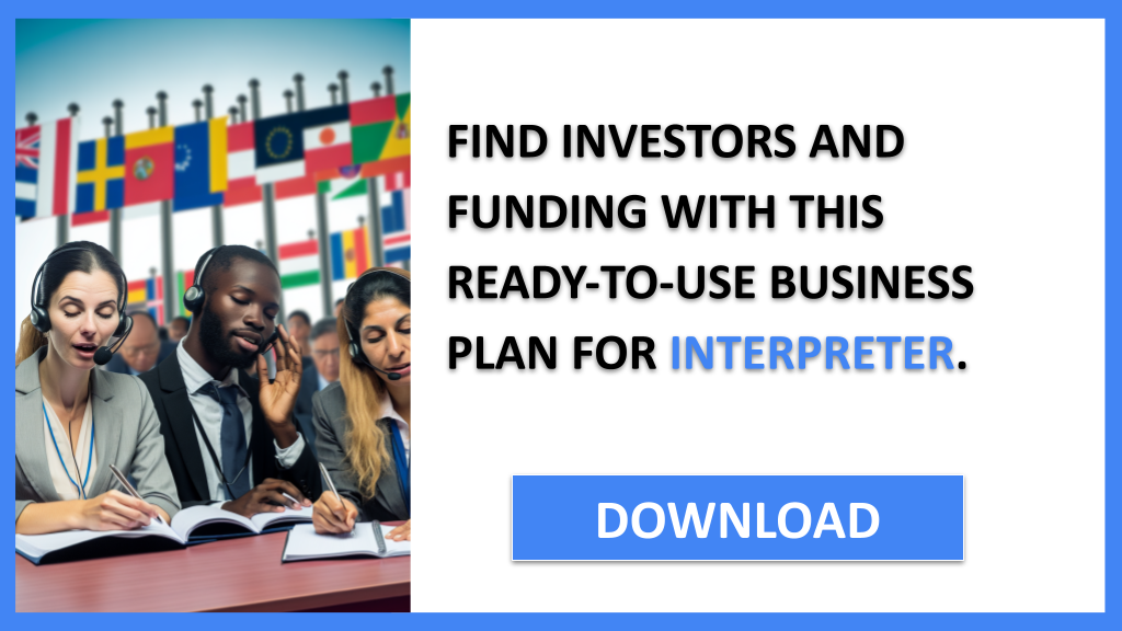 Business Plan Example for Interpreter - Interpreter Funding Options- CTA3