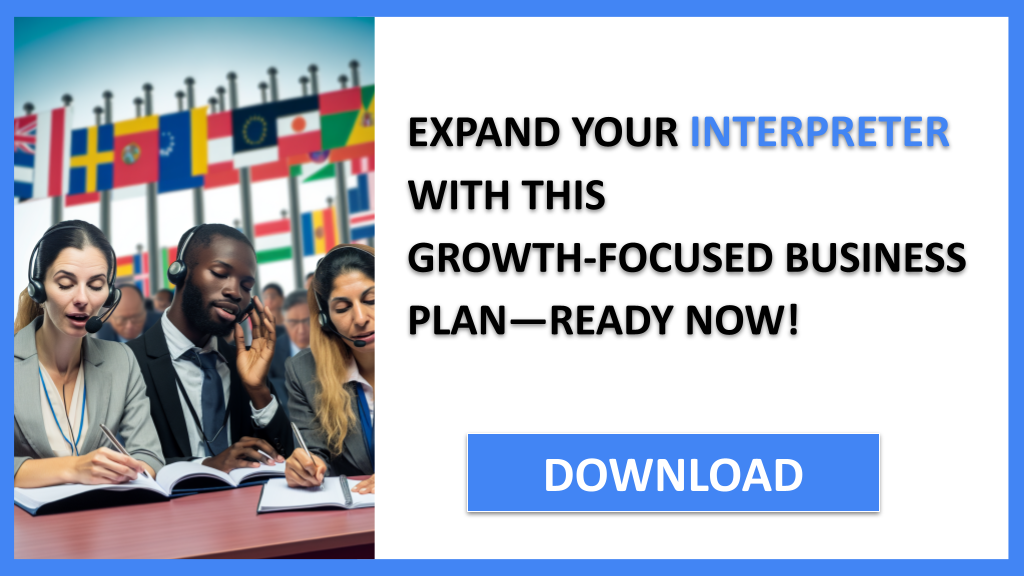 Business Plan Example for Interpreter - Interpreter Growth Strategy- CTA3
