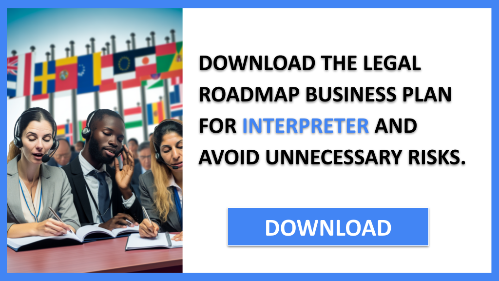 Business Plan Example for Interpreter - Interpreter Legal Considerations- CTA2